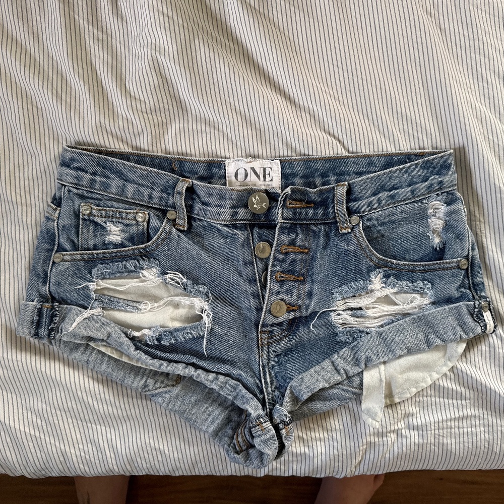 One Teaspoon Denim Shorts size 26